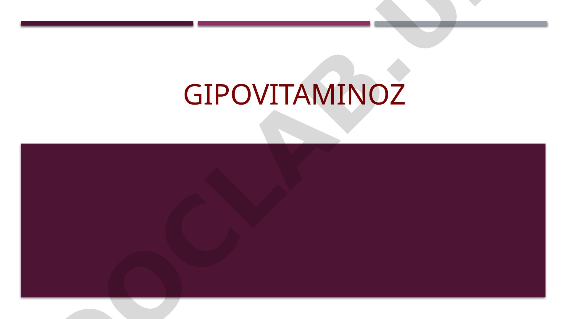 Gipovitaminozlar