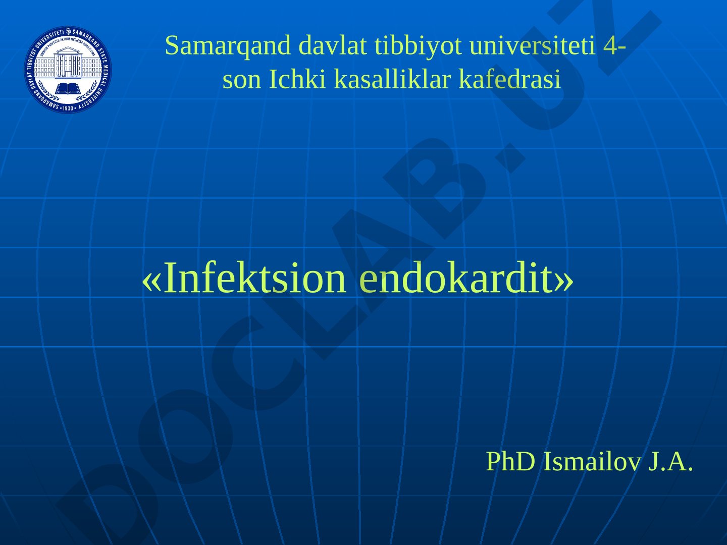 Infektsion endokardit