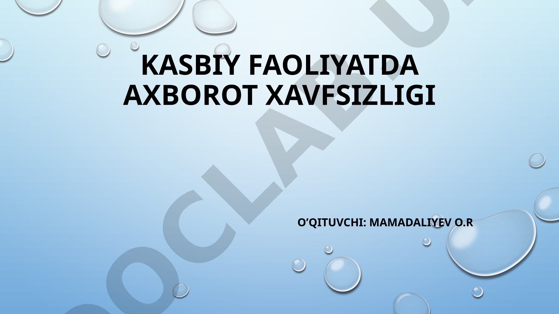 Korxonalarning korporativ xavfsizligi