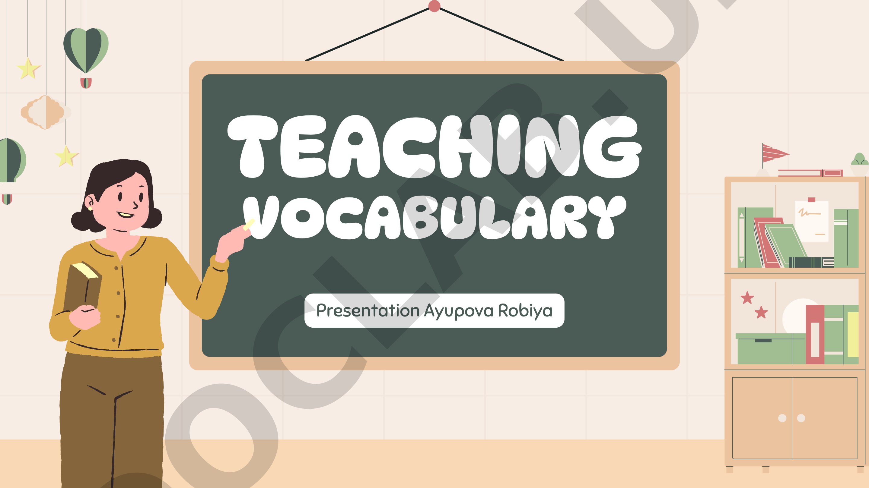 This document explains vocabulary teaching, including its types, methods, and activities