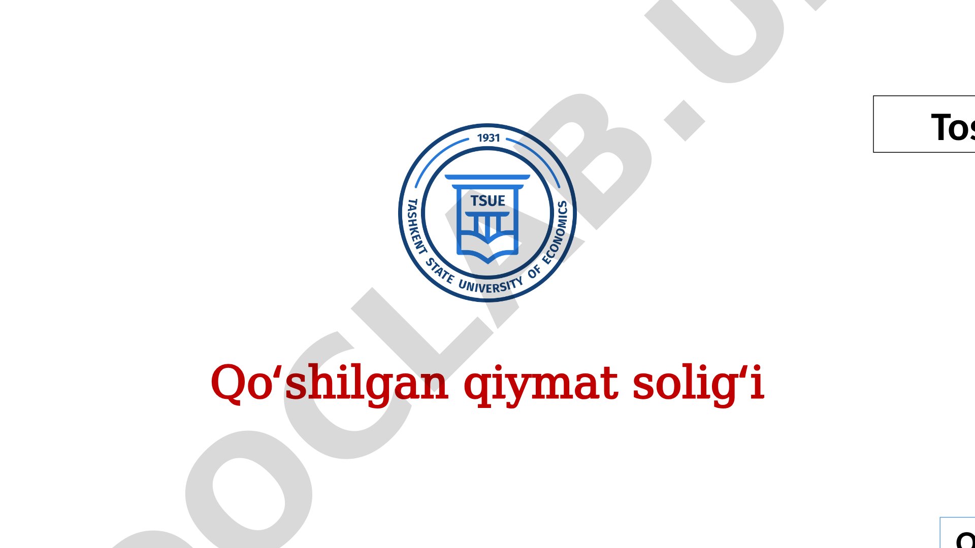 Qoʻshilgan qiymat soligʻi