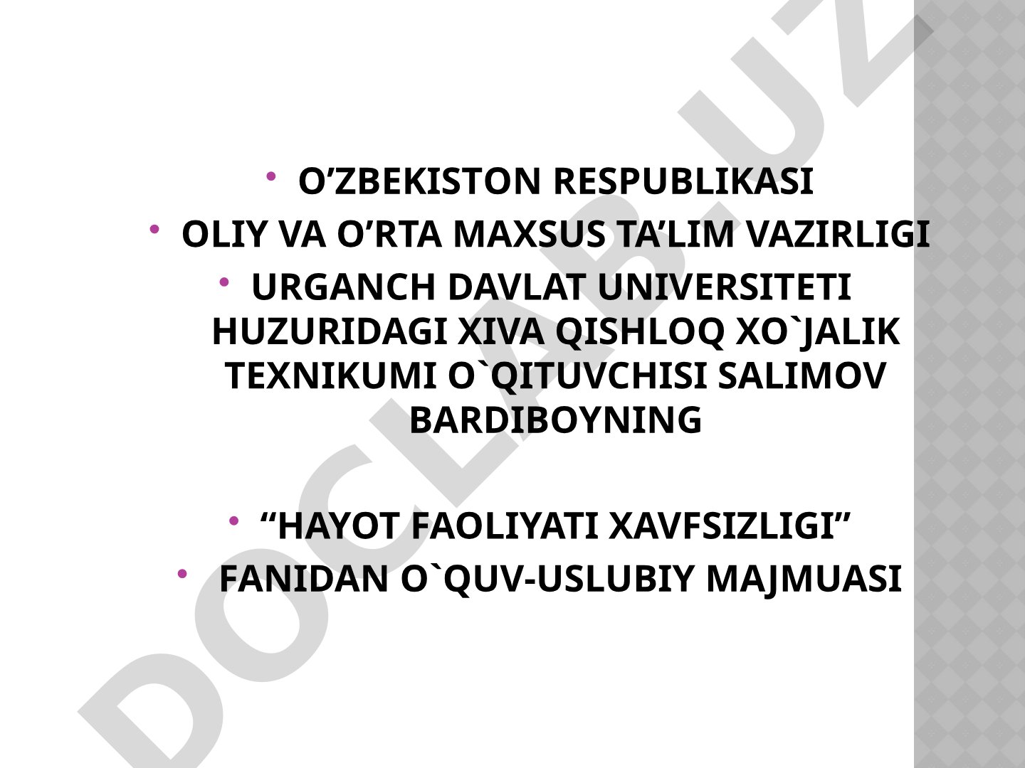 Kuzatiladigan tabiiy ofatlar va ularning oqibatlari