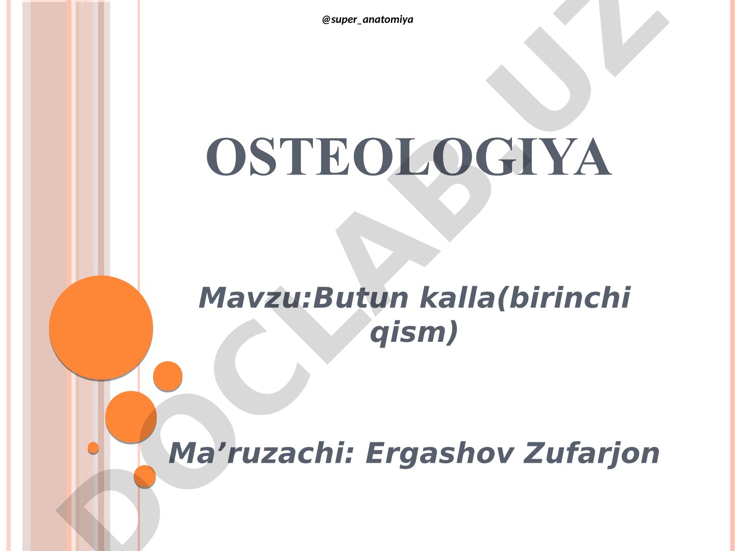 Butun kalla(birinchi qism)