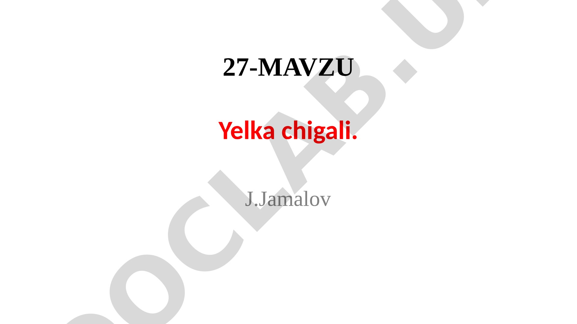 Yelka chigali