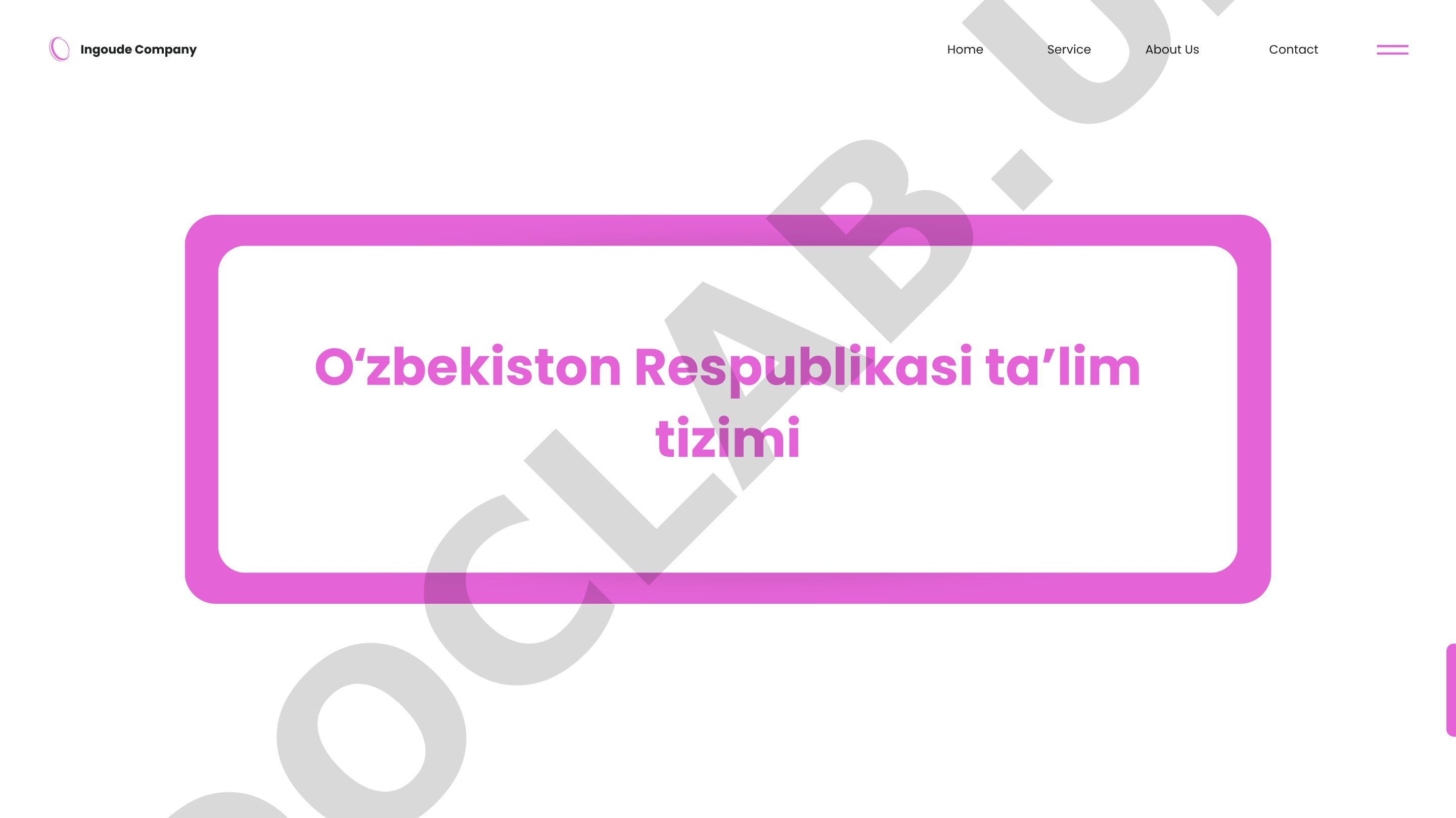 Oʻzbekiston Respublikasi taʼlim tizimi