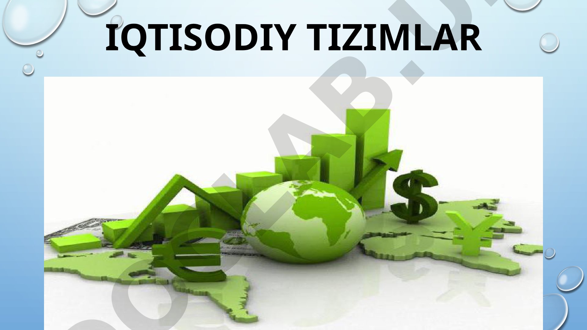 Iqtisodiy tizimlar