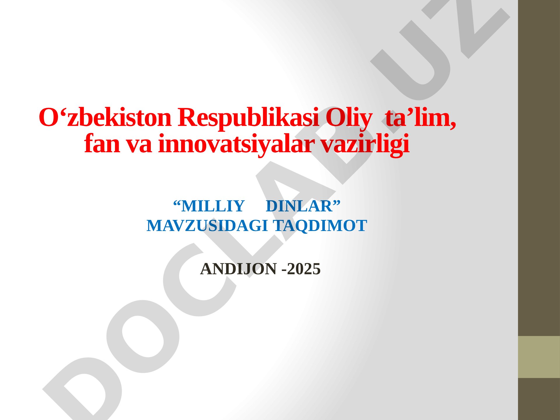 Hindiston, Xitoy, Yaponiya milliy dinlari, yahudiylik, tangrichilik va zardushtiylik
