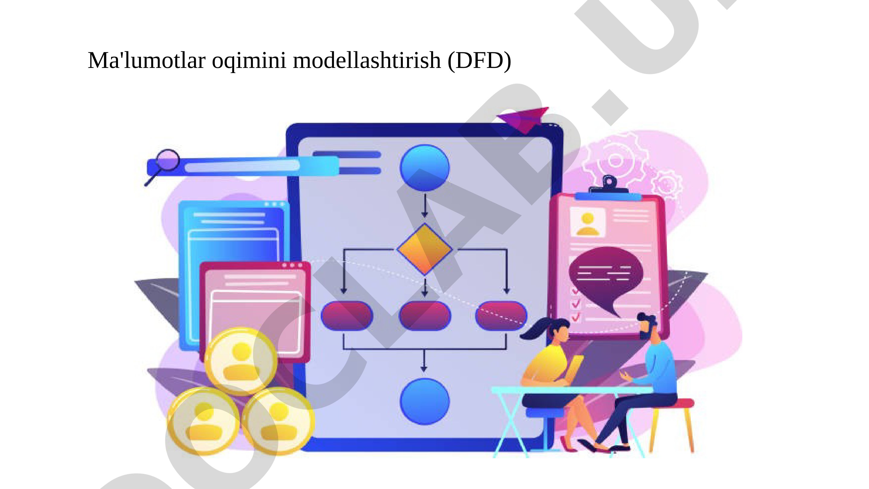 Ma'lumotlar oqimini modellashtirish (DFD)
