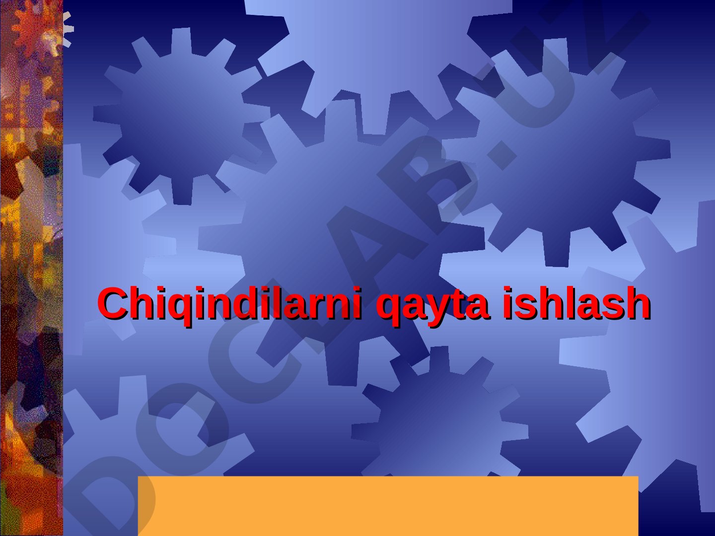 Chiqindilarni qayta ishlash va ekologik iz haqida Eagle Filters ltd taqdimoti