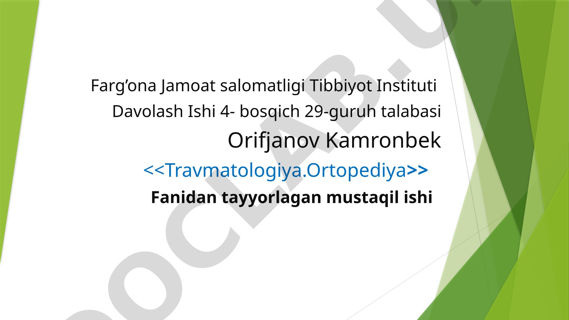 Travmatik shok