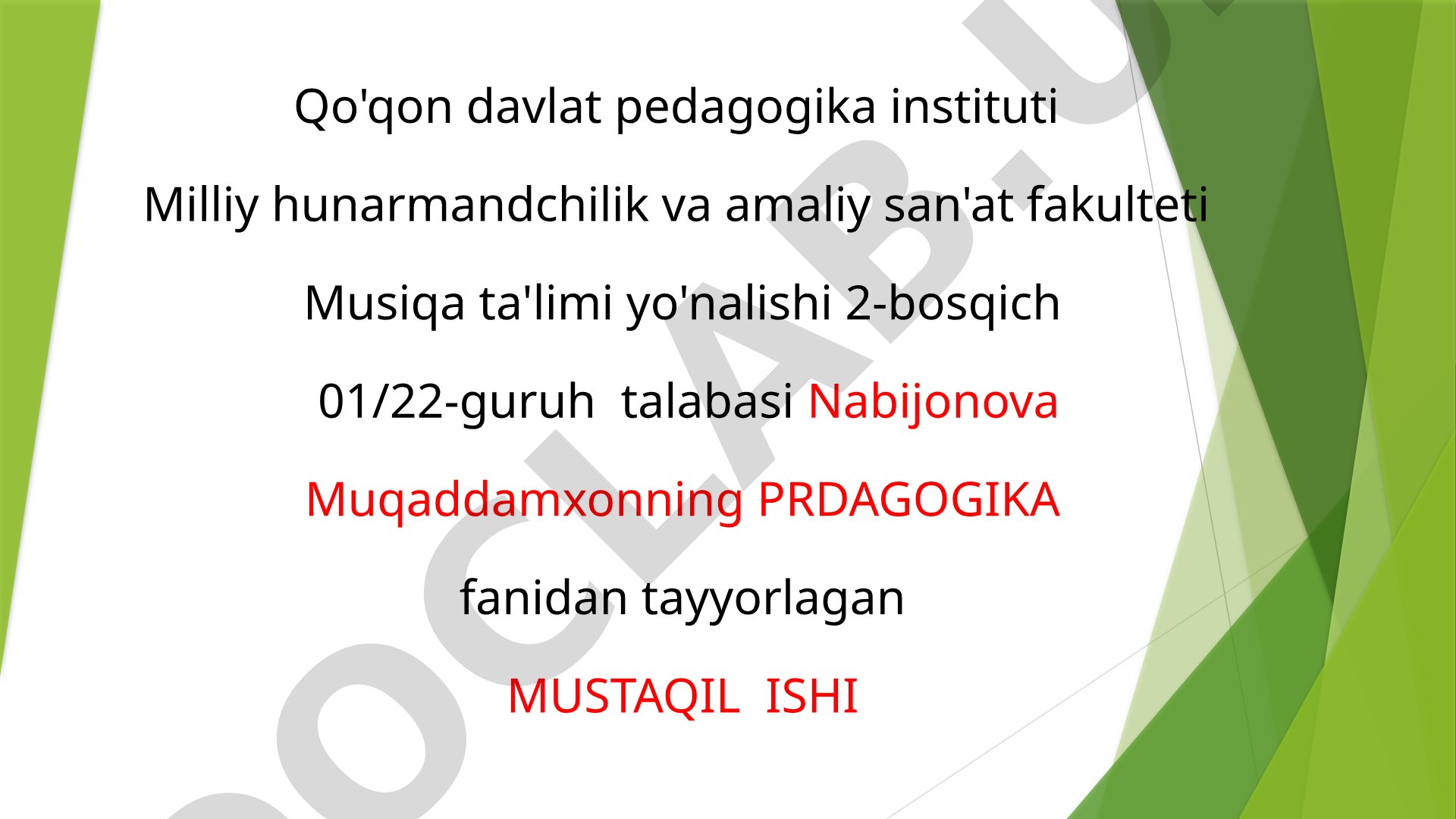 Alisher Navoiyning pedagogik qarashlari