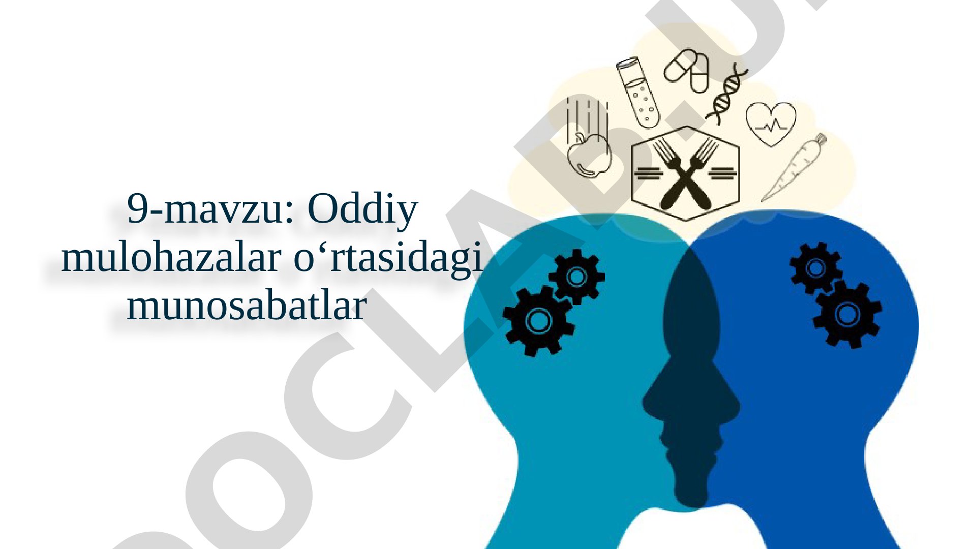 Oddiy mulohazalar o‘rtasidagi munosabatlar