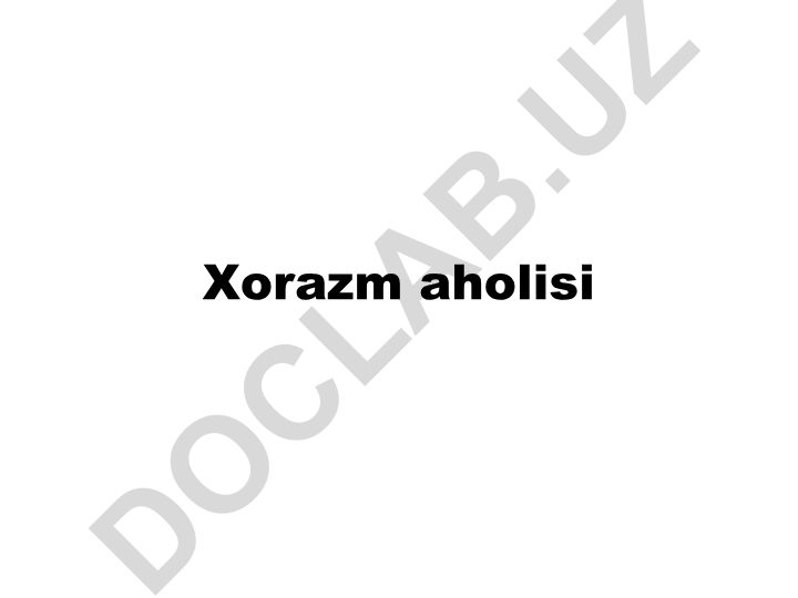 O'zbekiston viloyatlari va Xorazm tumanlari aholisi soni