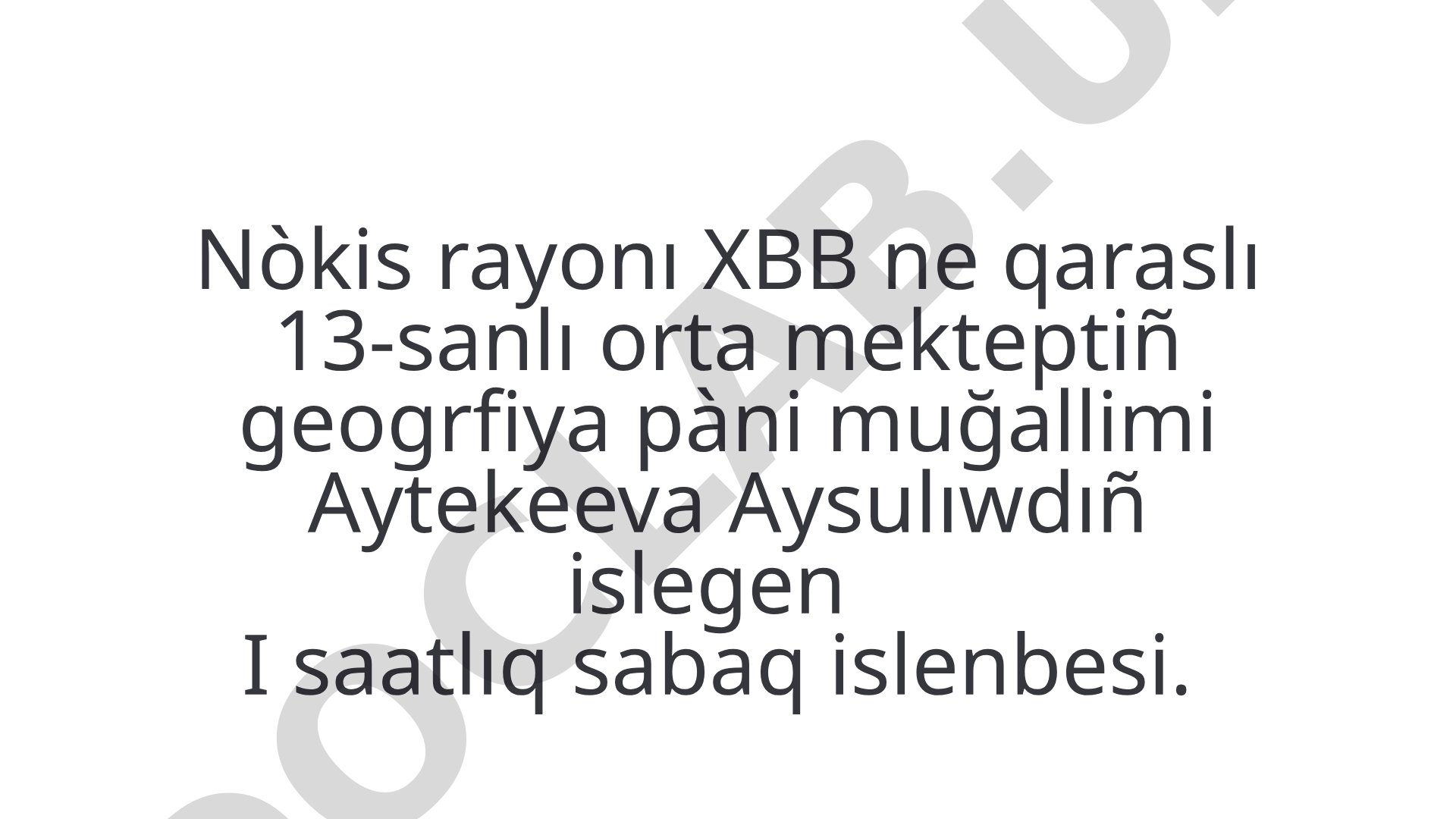 Ferǵana tábiyiy-geografiyalıq úlkesiniń Klimatı, suwları, topıraqları, ósimlikleri hám haywanat dúnyası