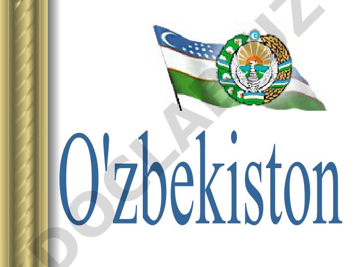 O'zbekistonning geografik va demografik xususiyatlari