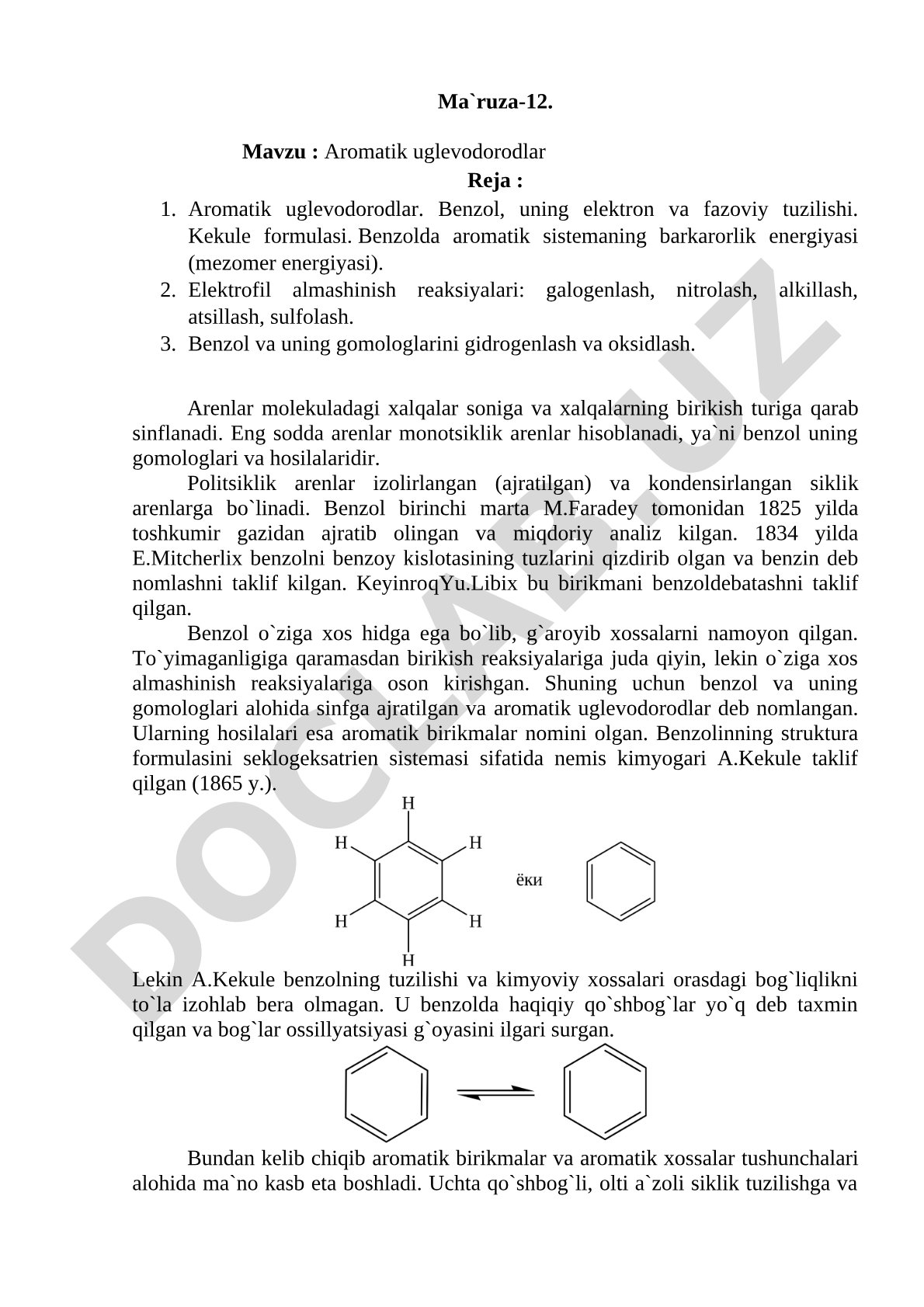 Aromatik uglevodorodlar