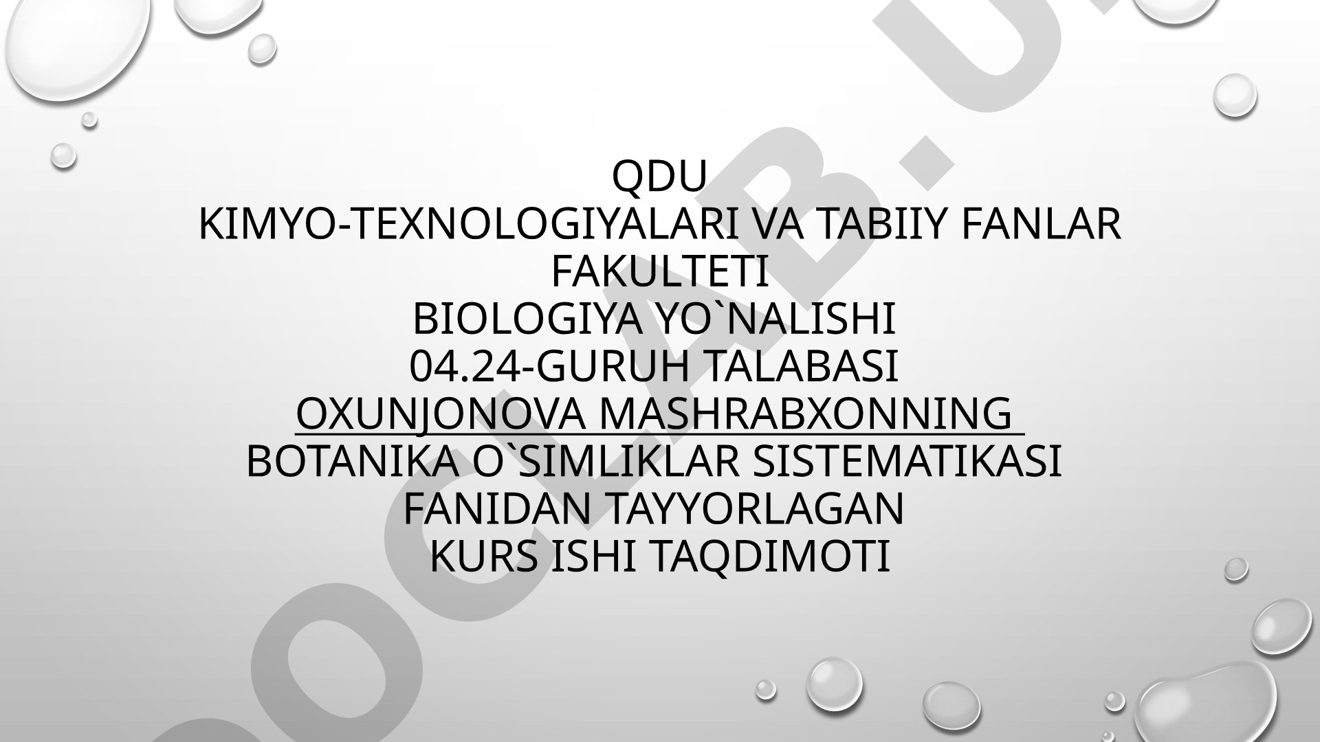 Tuban (Thallobionta) va yuksak o'simliklar (Embryophyta)