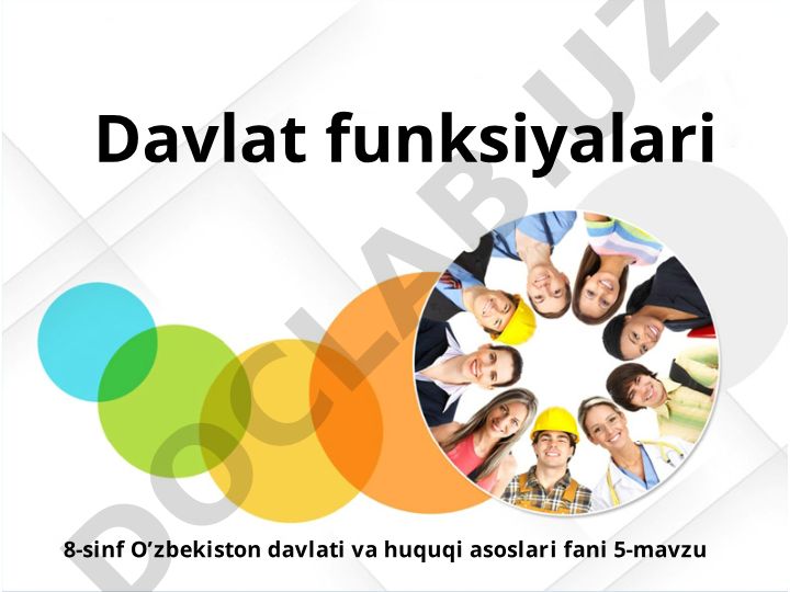 Davlat funksiyalari tasnifi va turlari