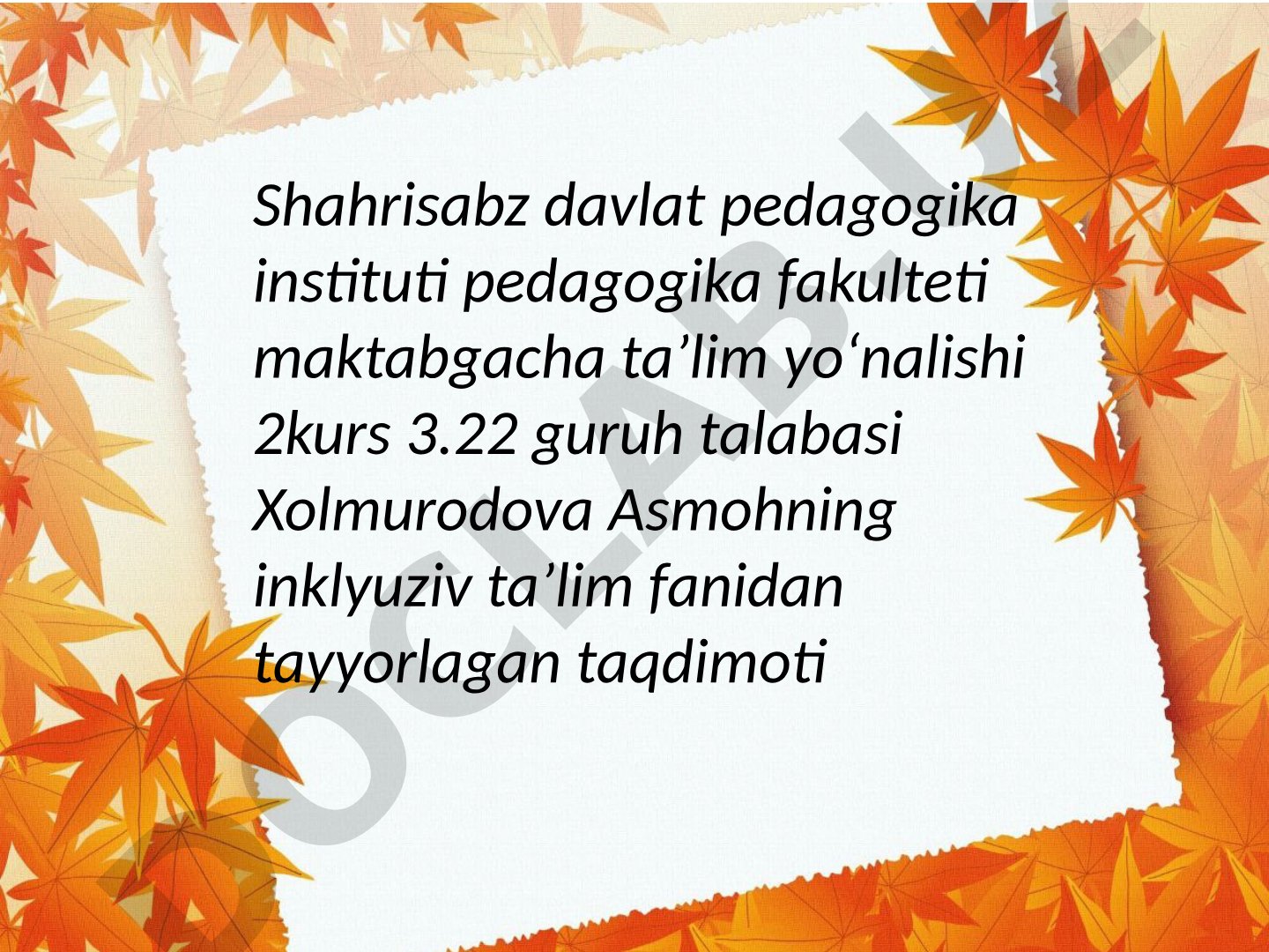 Inkluziv ta'limning tibbiy pedagogik va ijtimoiy modeli