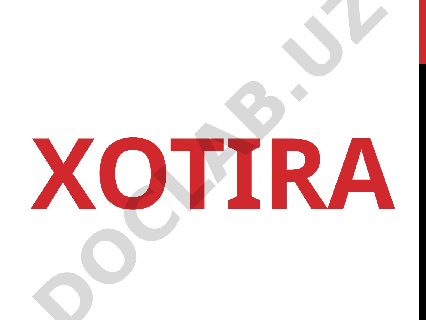 Xotira Reja 1.Xotira haqida umumiy tushuncha