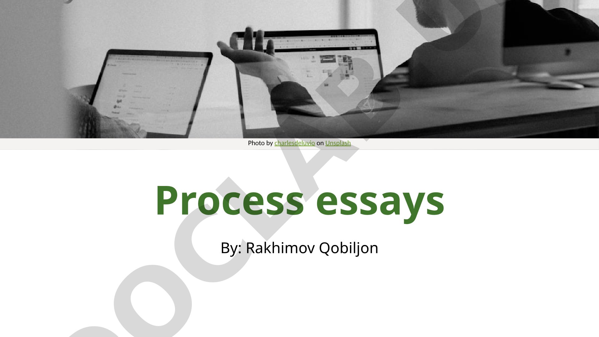 Process essays