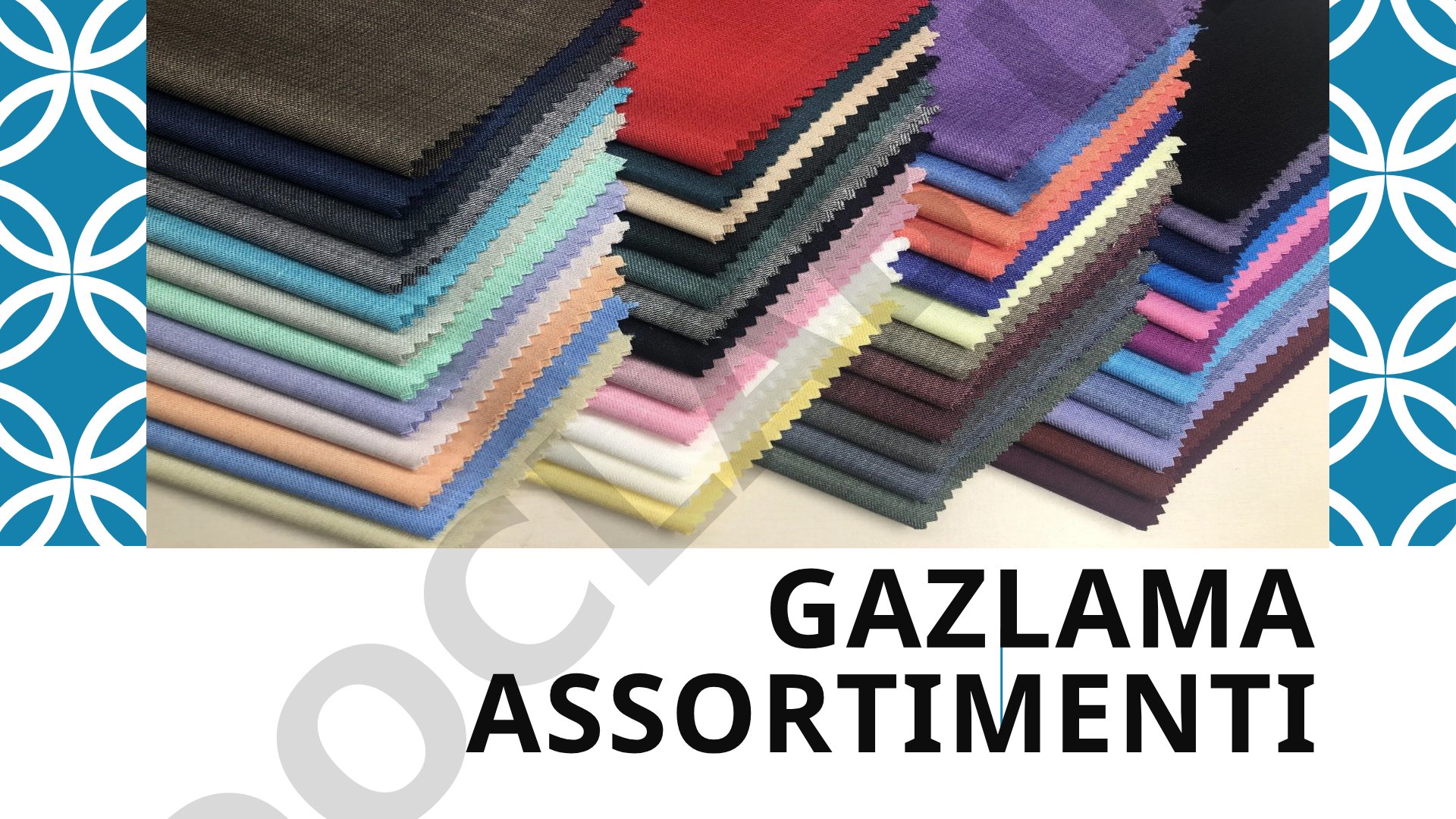 Gazlama assortimenti va turlari