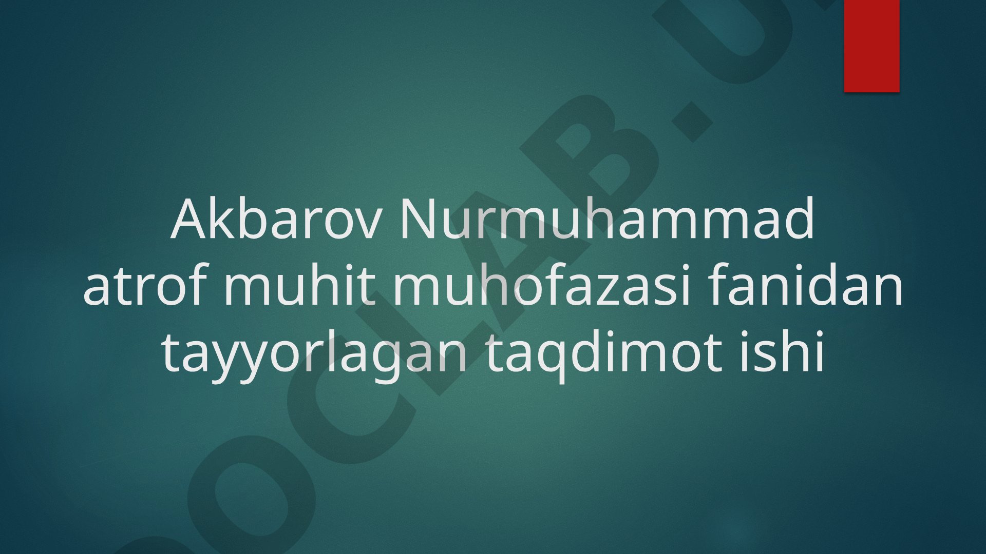 Oʻrmon Tabiy resurs, havo muhitining ekologik muvozanatini saqlovchi biosferaning zaruriy komponentlari