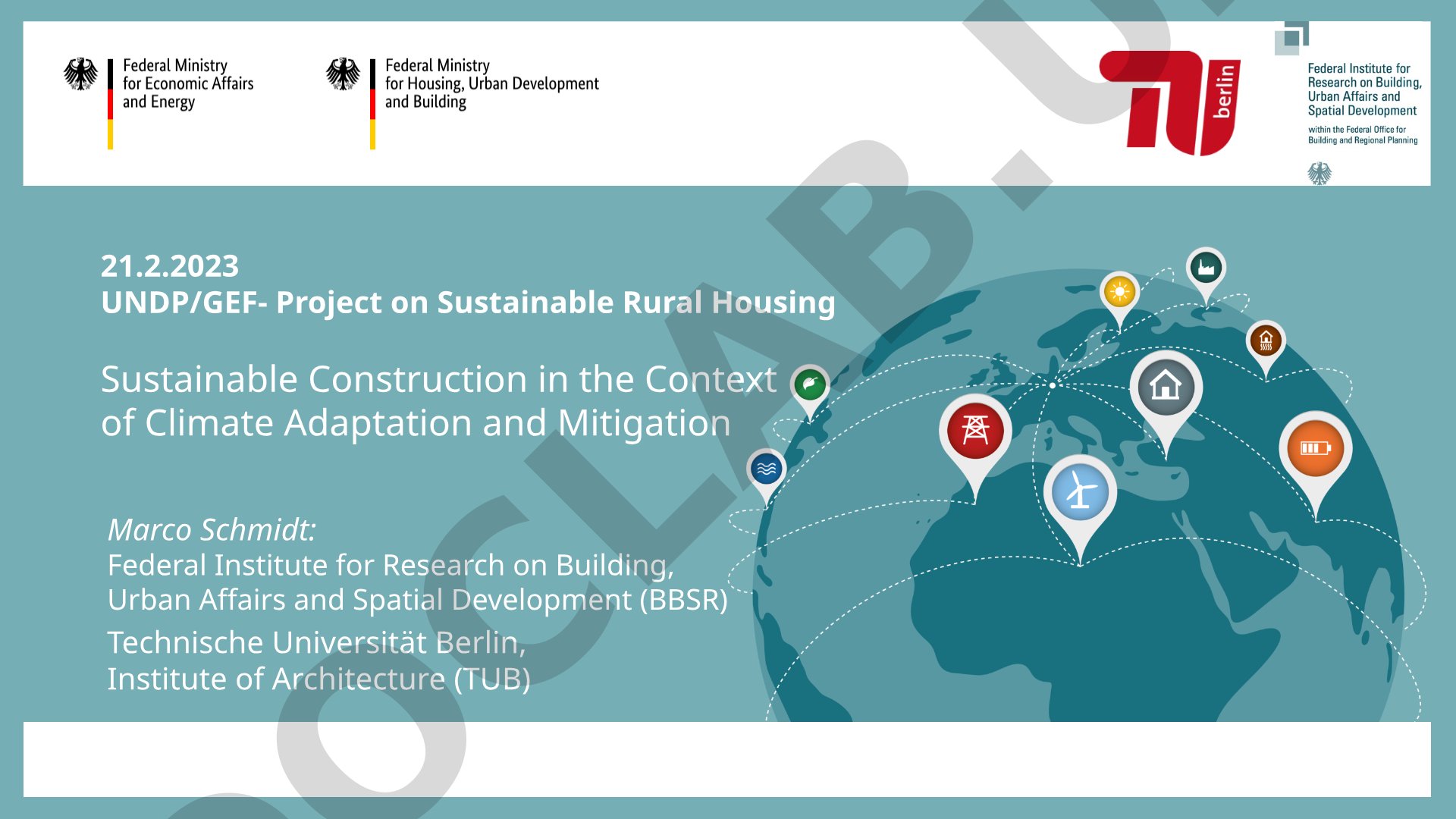 Sustainable Rural Housing, Sustainable Construction, Climate Adaptation and Mitigation