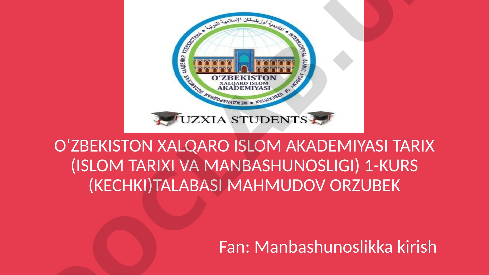 Markaziy osiyo tarixiga oid qadimgi manbalar
