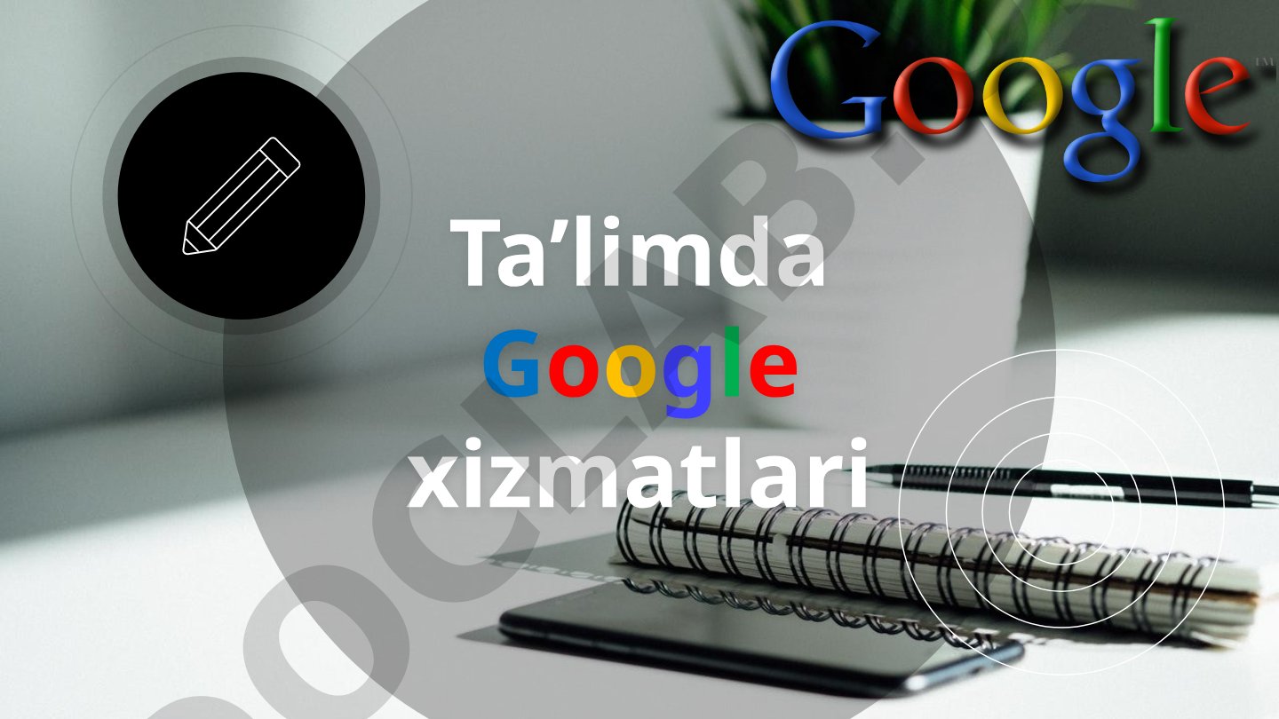 Google tarixi, asosiy servis xizmatlari va Google Classroom haqida taqdimot