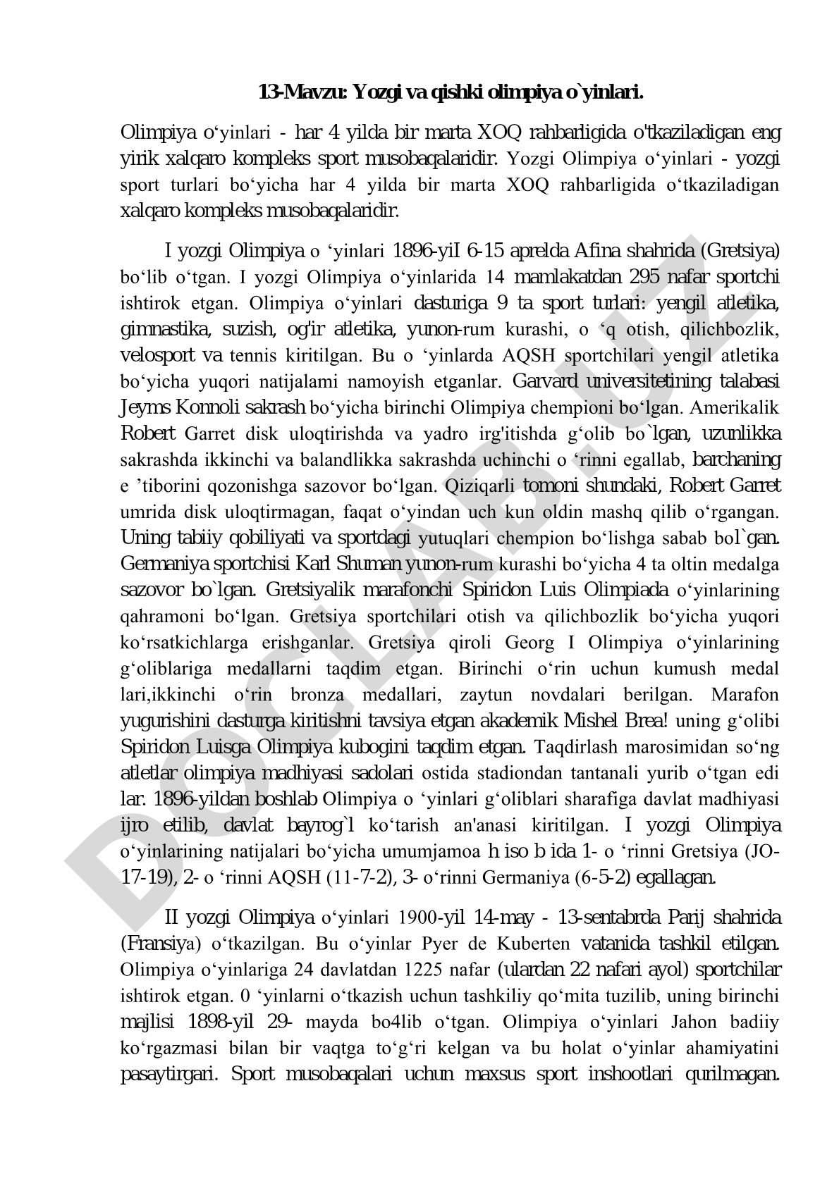 Yozgi va qishki olimpiya o'yinlari