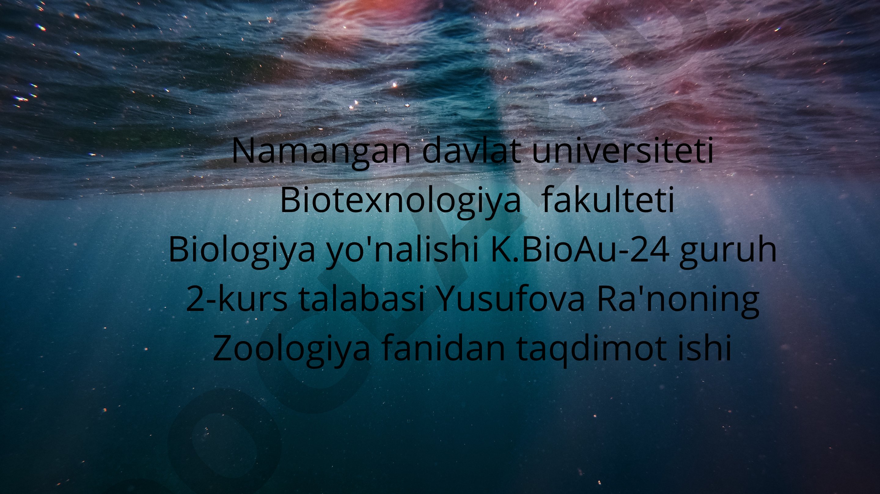 Tog'ayli va Suyakli baliqlarning morfologik va fiziologik xususiyatlariga qiyosiy tavsif