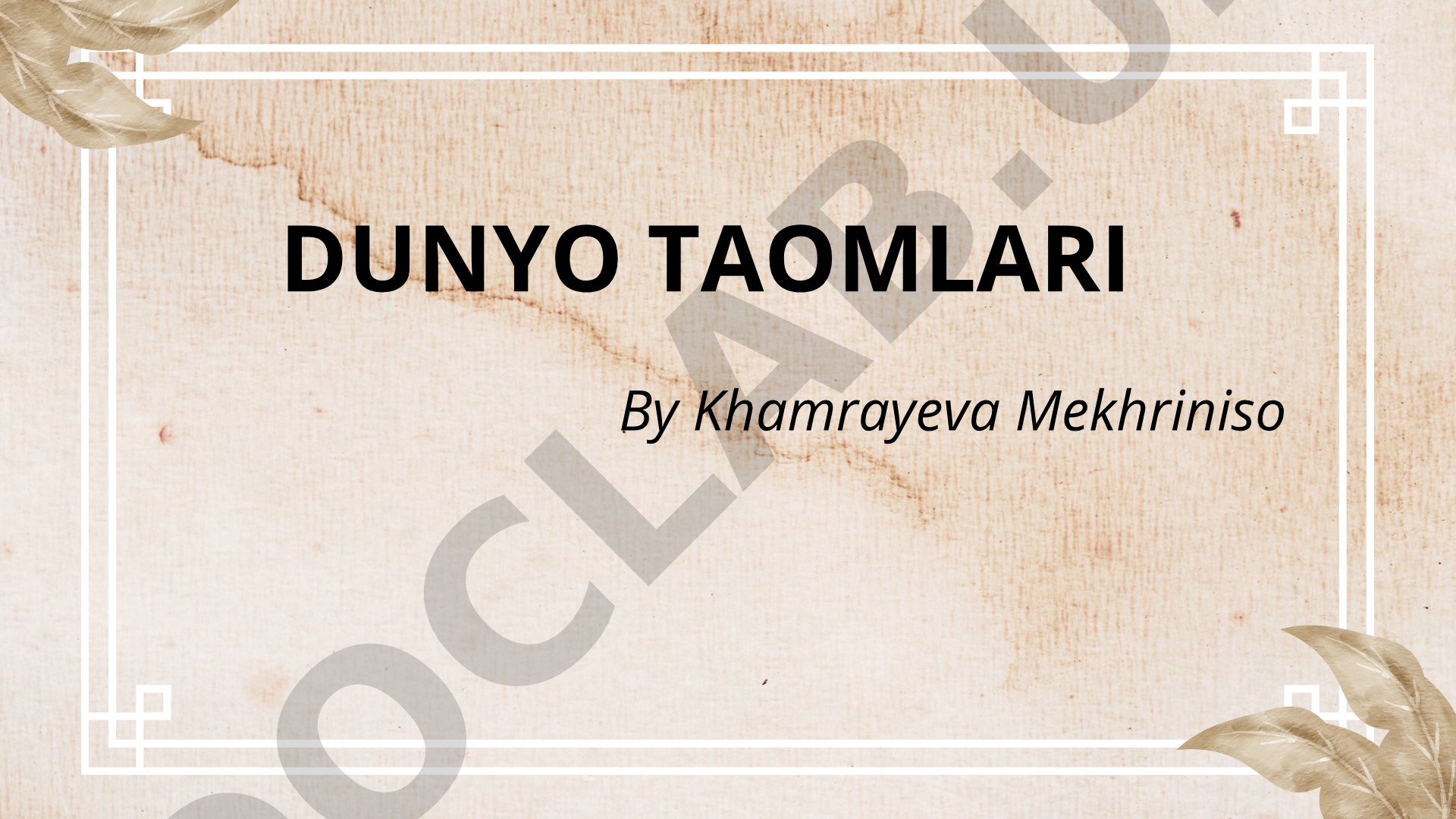 Dunyo milliy taomlari madaniyati, italyan spagetti haqida