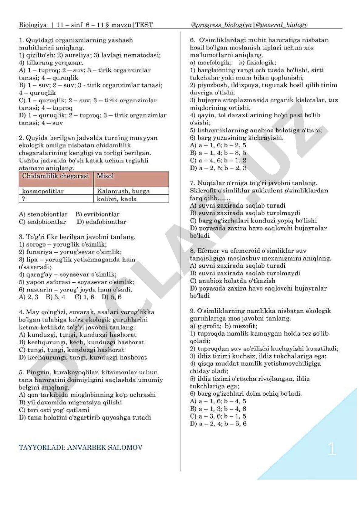 Mavzu topilmadi
