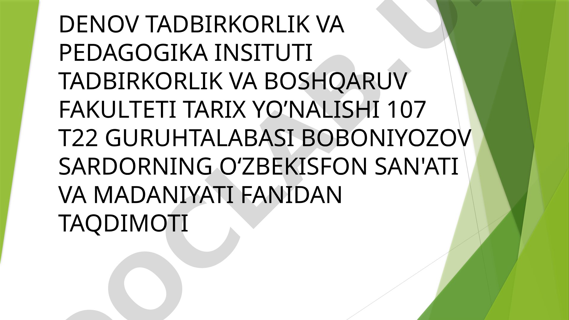 Temuriylar davrida saroy madaniyati va musiqa san'ati
