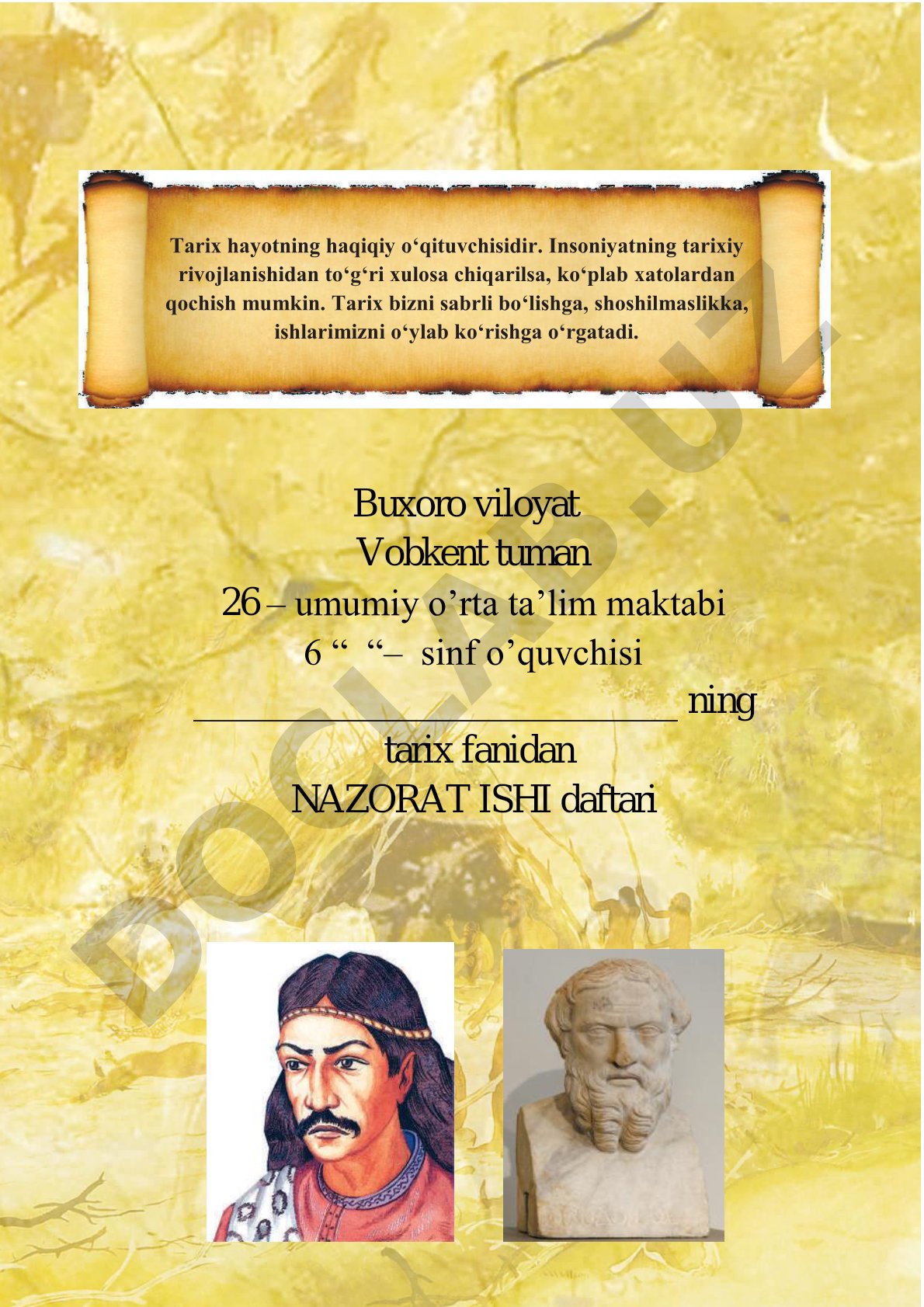 Tarix fanidan 1-nazorat ishi: Qadimgi matnlar va ilk sivilizatsiyalar