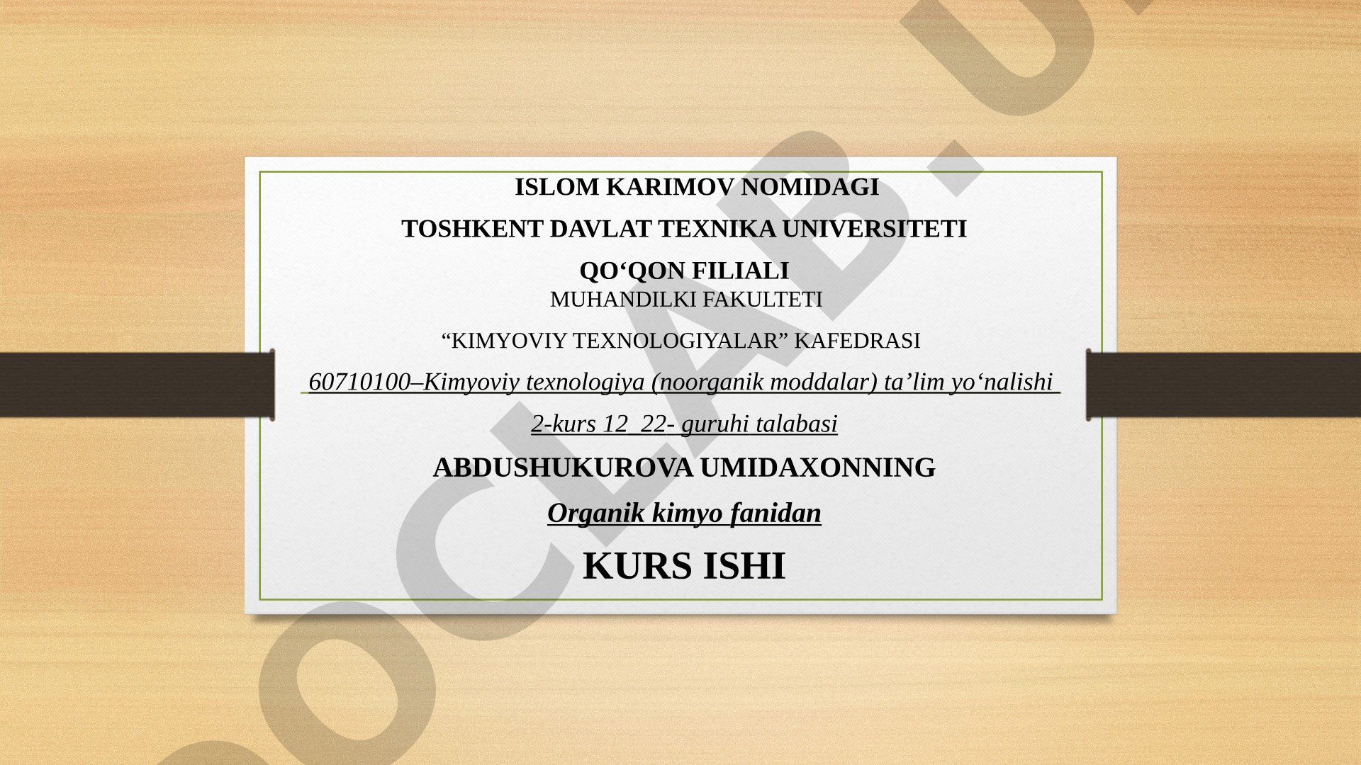 Sovunlar, ularning olinishi va xossalari
