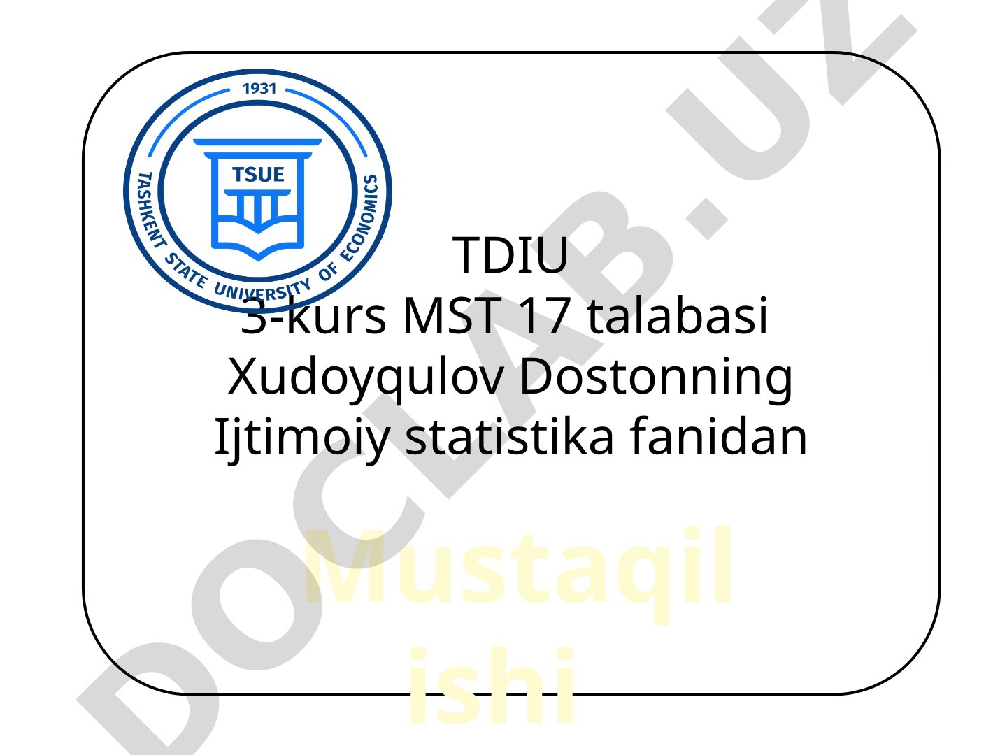 Bandlik va ishsizlikning hududiy tafovutlarini statistik tahlil qilish