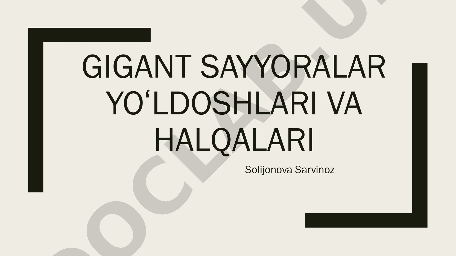 Gigant sayyoralar yoʻldoshlari va halqalari