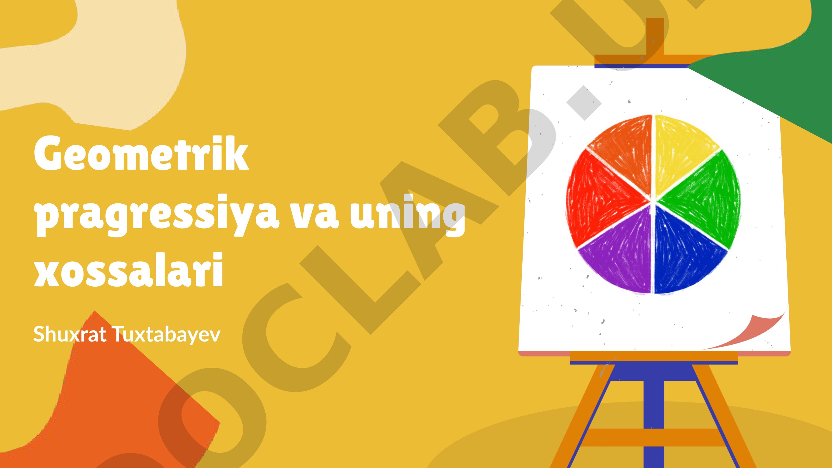 Geometrik pragressiya va uning xossalari
