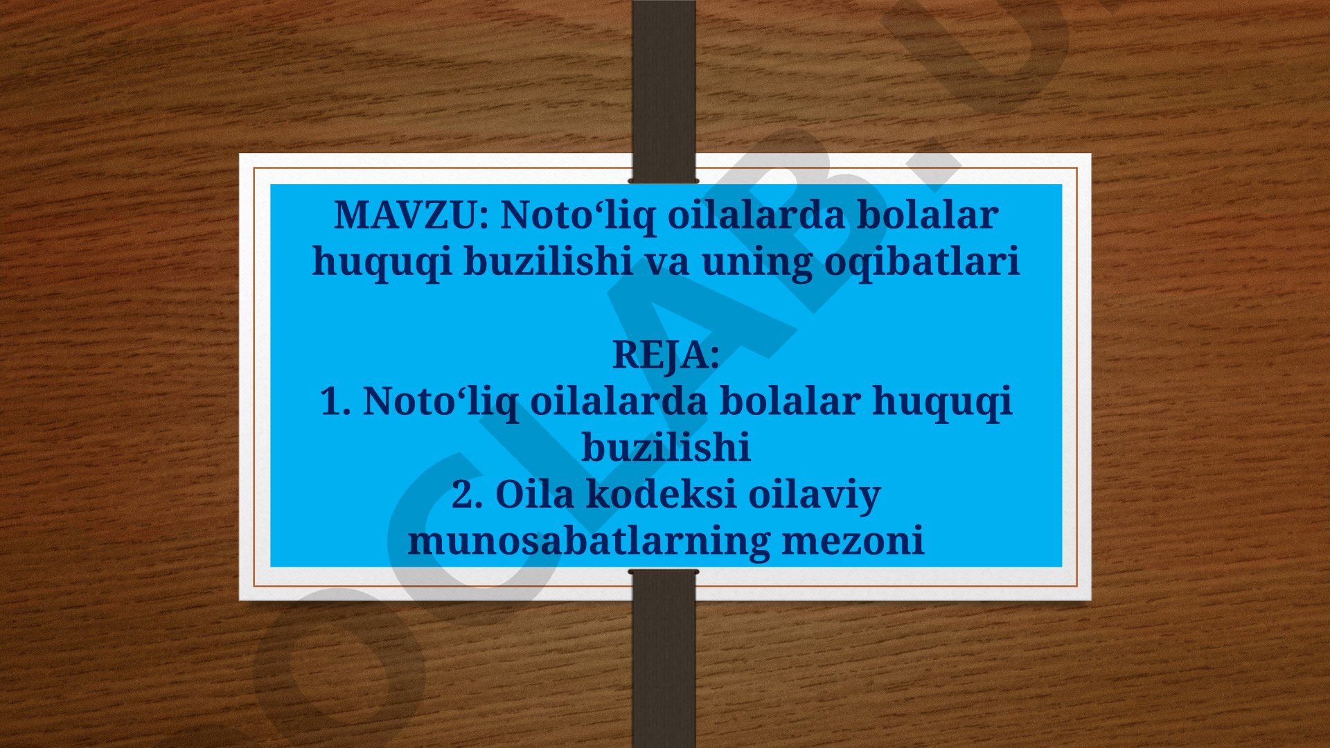 Noto‘liq oilalarda bolalar huquqi buzilishi va uning oqibatlari