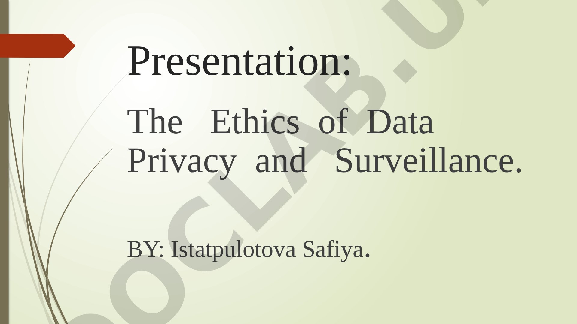 The Ethics of Data Privacy and Surveillance