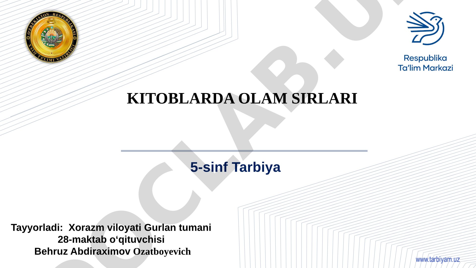 Kitoblarda olam sirlari