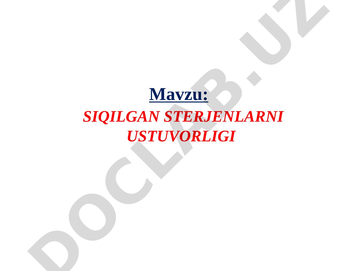 SIQILGAN STERJENLARNI USTUVORLIGI