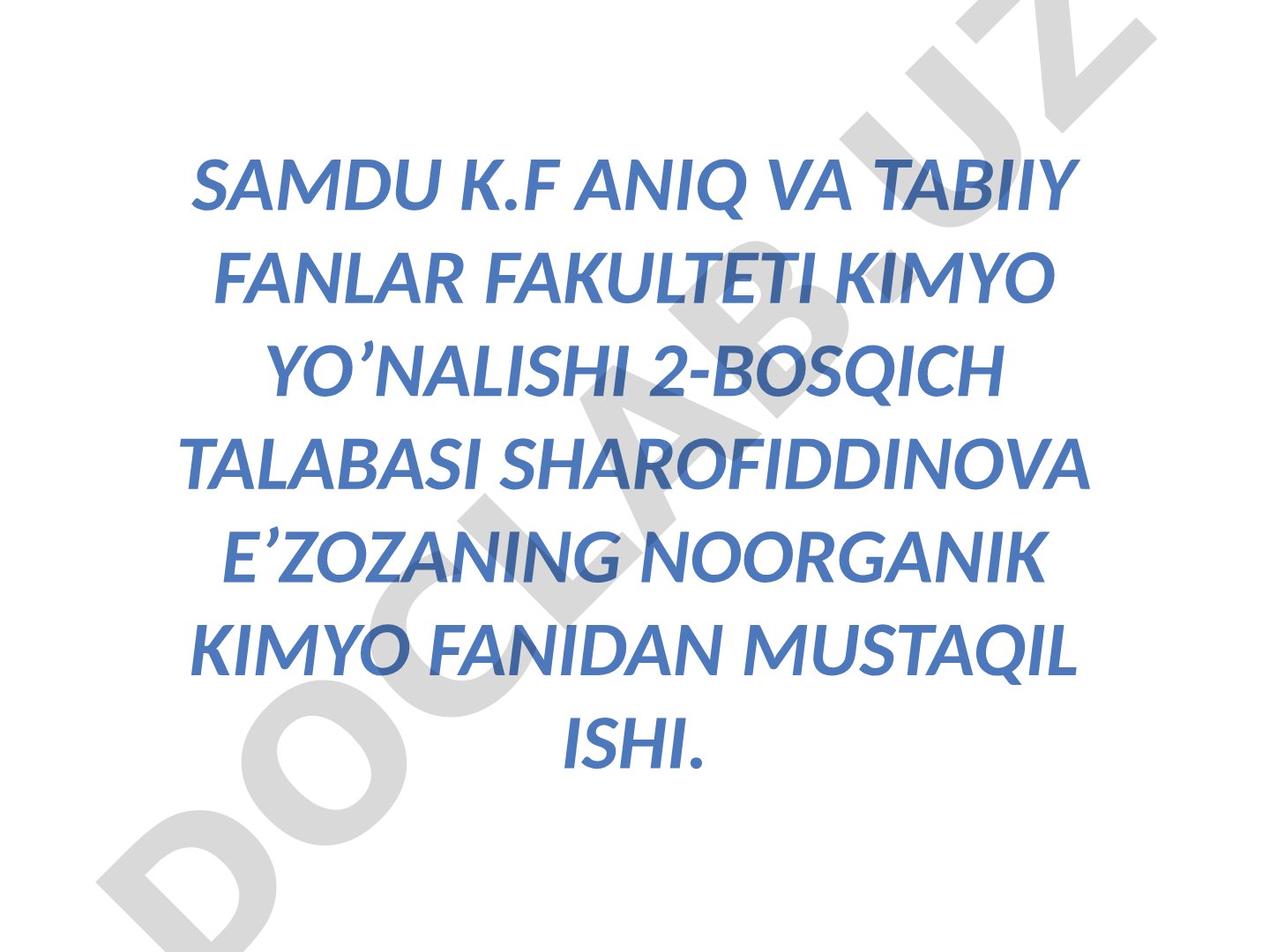 Titan guruhchasi elementlarining ishlatilishi