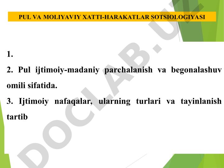 Pul va moliyaviy xatti-harakatlar sotsiologiyasi