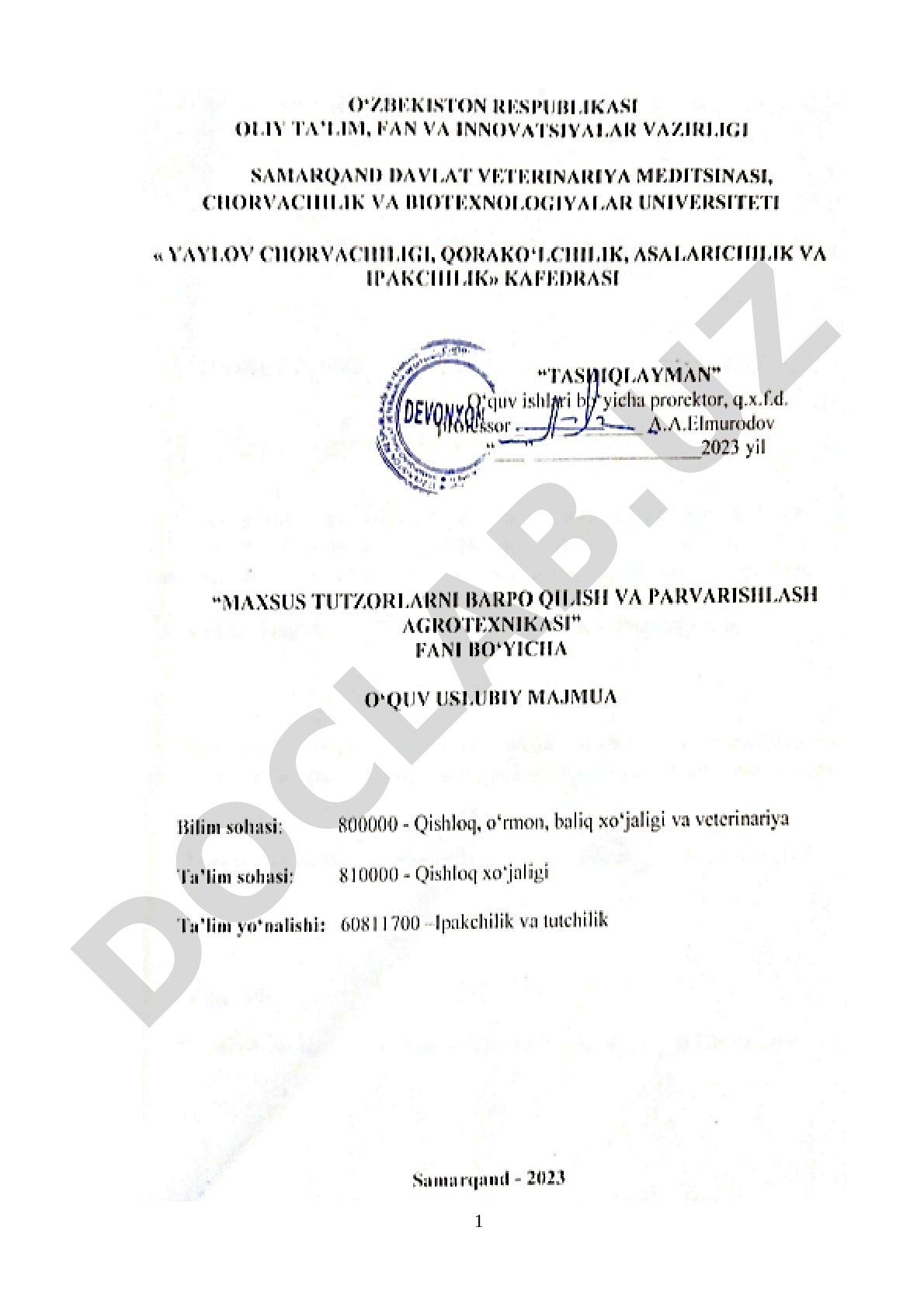 Tutchilikning ahvoli, rivojlanish tarixi va istiqbollari