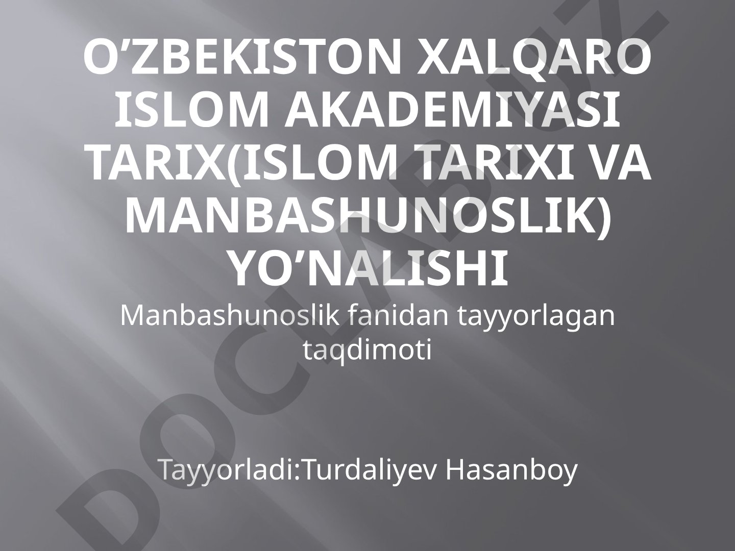 XVII-XIX asr manbalari