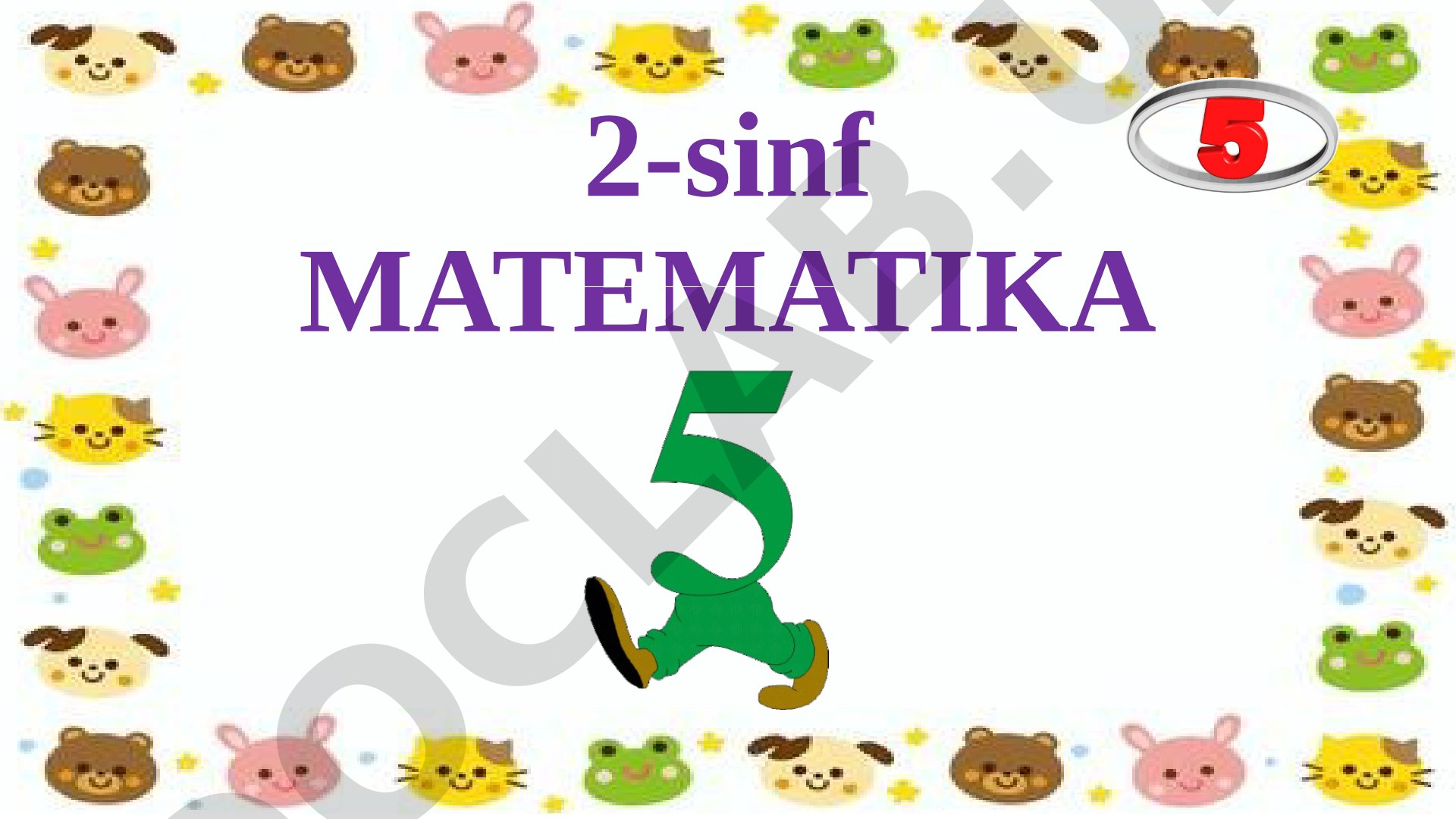 5 sonini ko'paytirish va 5 ga ko'paytirish