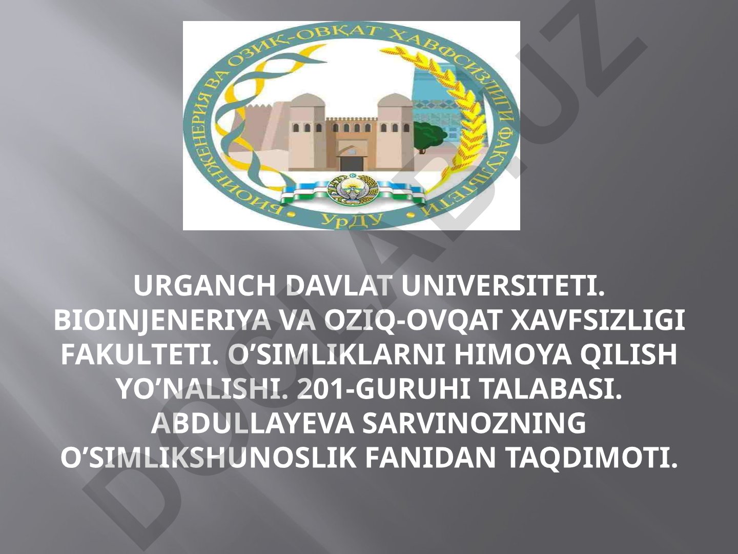 Arpa yetishtirish texnologiyasi